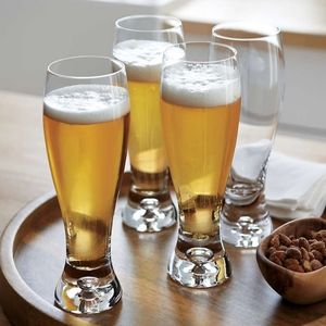 Crate&Barrell 17 Oz. Pilsner Beer Glasses, Set of 2